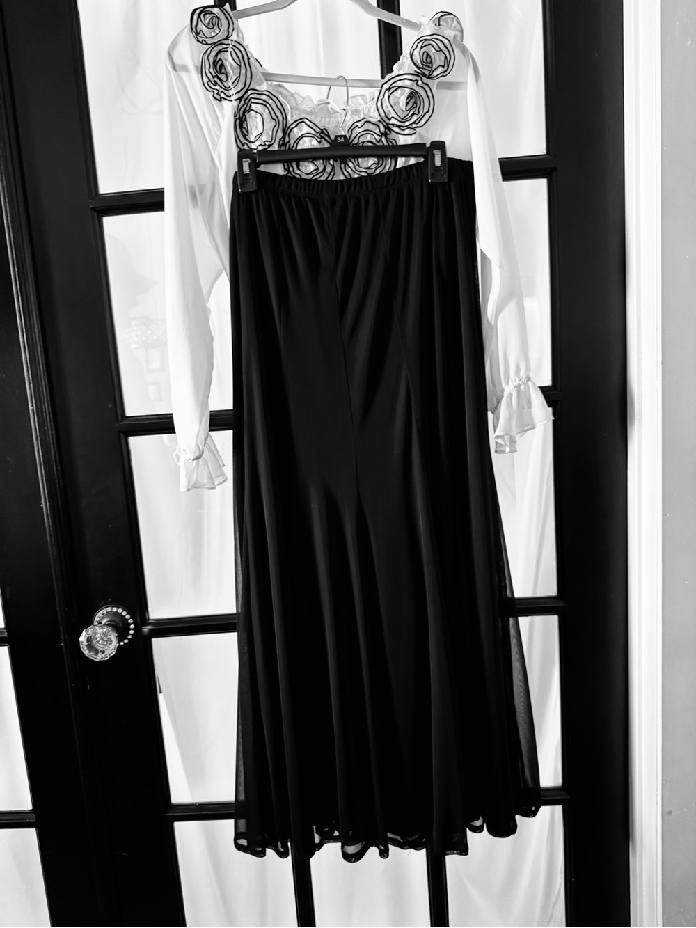 Blu Sage Black Maxi Skirt - Flowing Silhouette (NWOT)